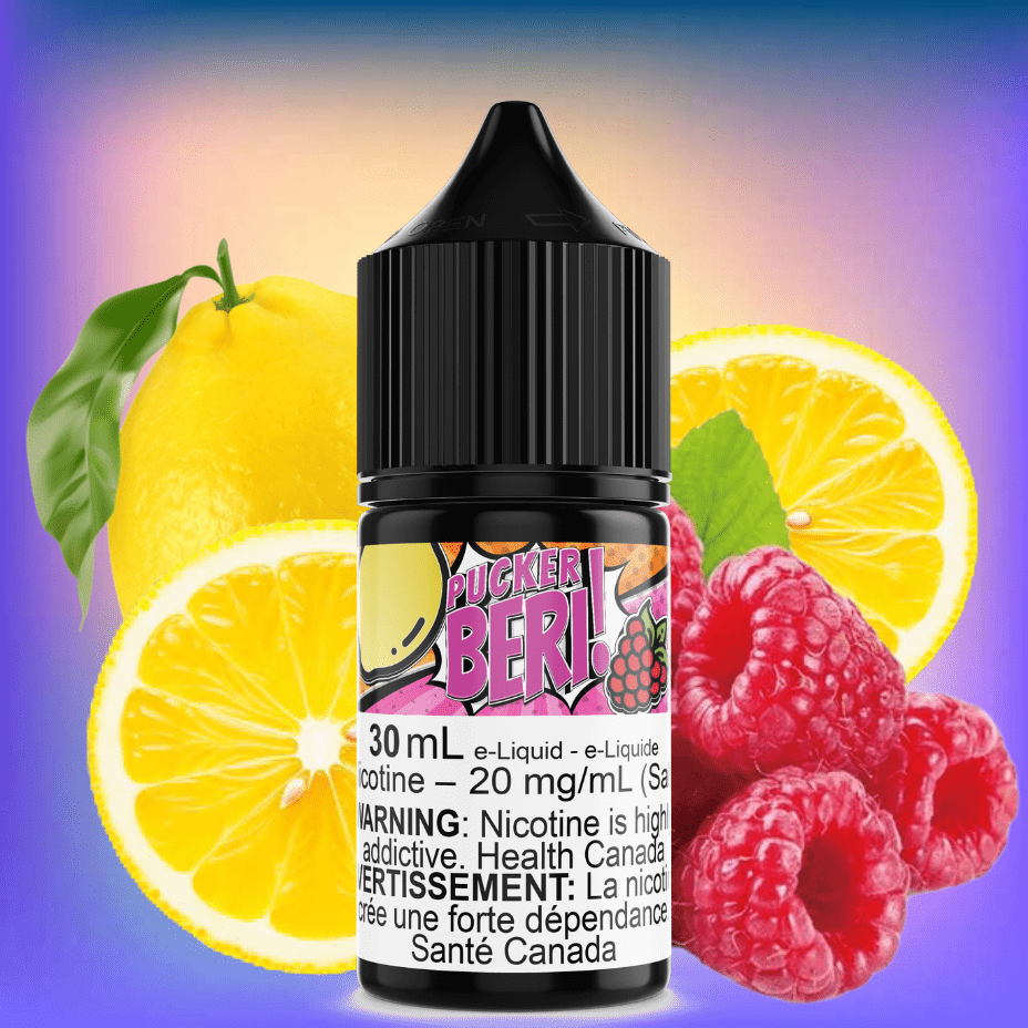 Pucker Beri Salt by Maverick E-Liquid Vapexcape Vape and Bong Shop Regina Saskatchewan