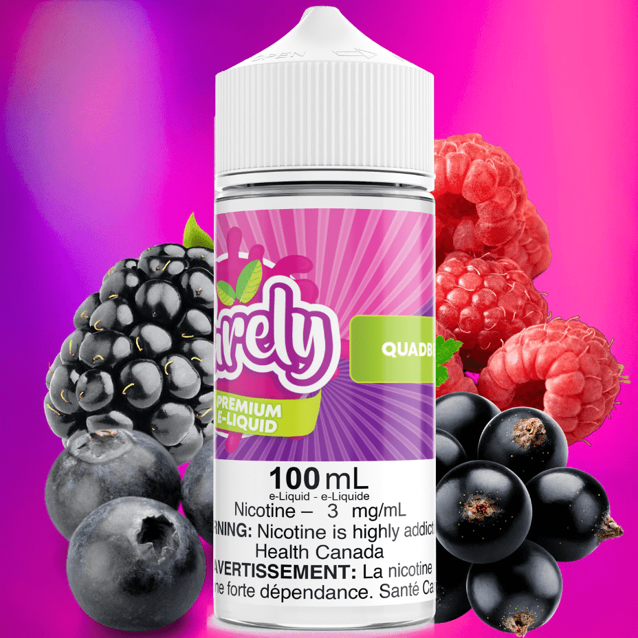 Quadberry by Purely E-liquid-100ml Vapexcape Vape and Bong Shop Regina Saskatchewan