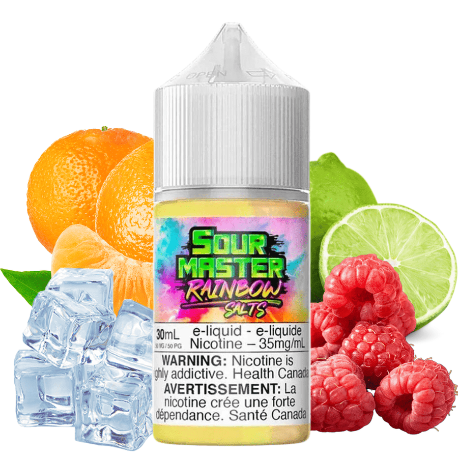 Rainbow Ice Salt by Solar Master E-Liquid 30mL / 10mg Vapexcape Vape and Bong Shop Regina Saskatchewan