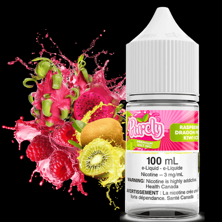 Raspberry Dragon Fruit Kiwi by Purely E-liquid-100ml 100ml / 3mg Vapexcape Vape and Bong Shop Regina Saskatchewan