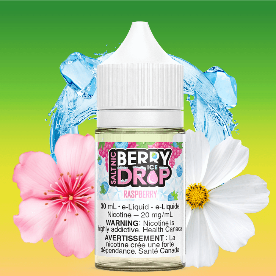 Raspberry Ice Salt by Berry Drop E-Liquid Vapexcape Vape and Bong Shop Regina Saskatchewan