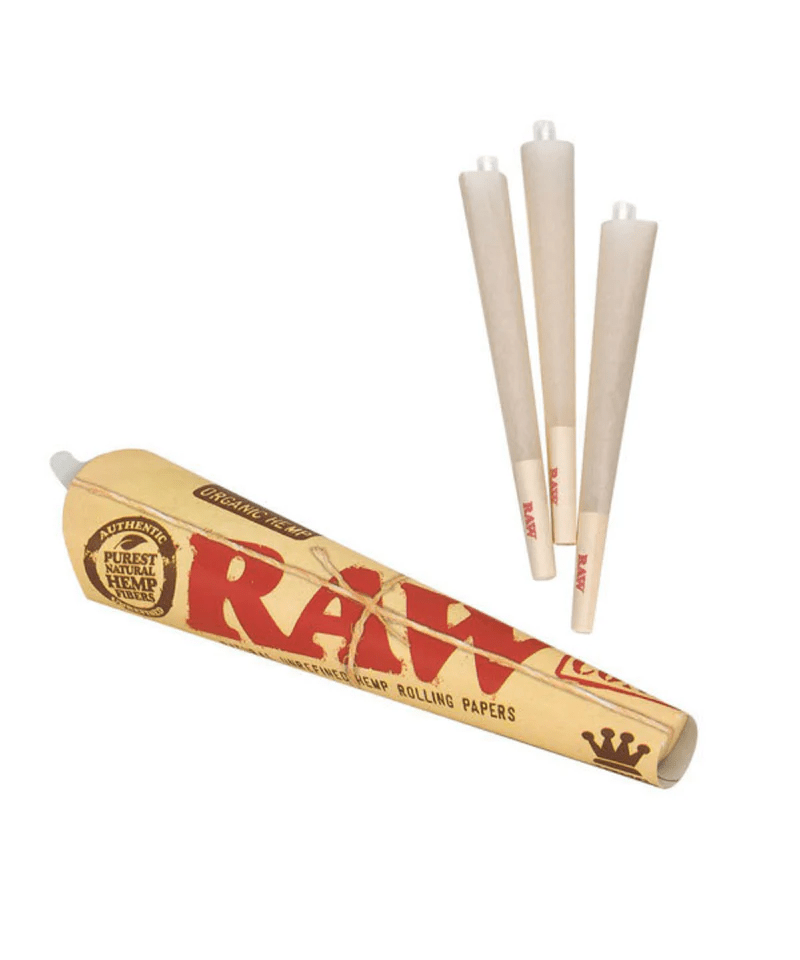 RAW Pre-Rolled Cones Classic King Size (3pk) Vapexcape Vape and Bong Shop Regina Saskatchewan