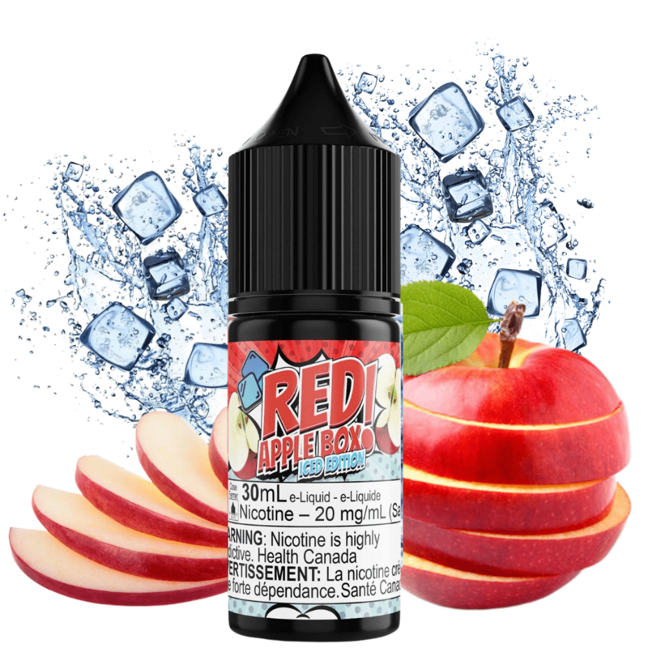 Red Apple Box Iced Salt by Maverick E-Liquid Vapexcape Vape and Bong Shop Regina Saskatchewan