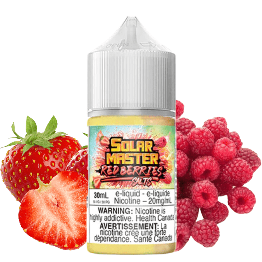 Red Berries Salt by Solar Master E-Liquid 30mL / 10mg Vapexcape Vape and Bong Shop Regina Saskatchewan