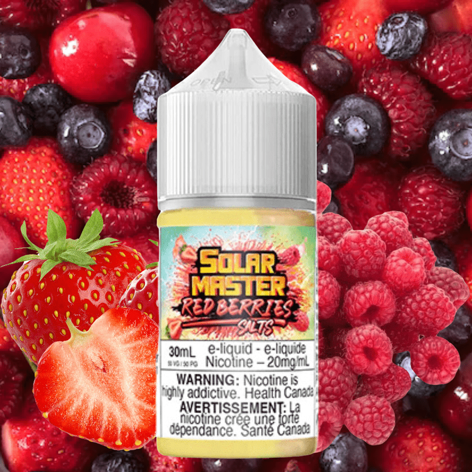 Red Berries Salt by Solar Master E-Liquid Vapexcape Vape and Bong Shop Regina Saskatchewan