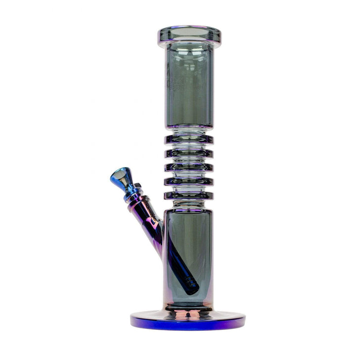 RedEyeTek 12" 7mm Terminator Finish Radiation Straight Tube Blue Vapexcape Vape and Bong Shop Regina Saskatchewan