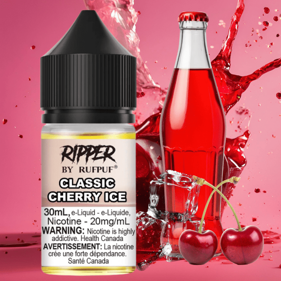 Ripper Rufpuf Salt-Classic Cherry Ice Vapexcape Vape and Bong Shop Regina Saskatchewan