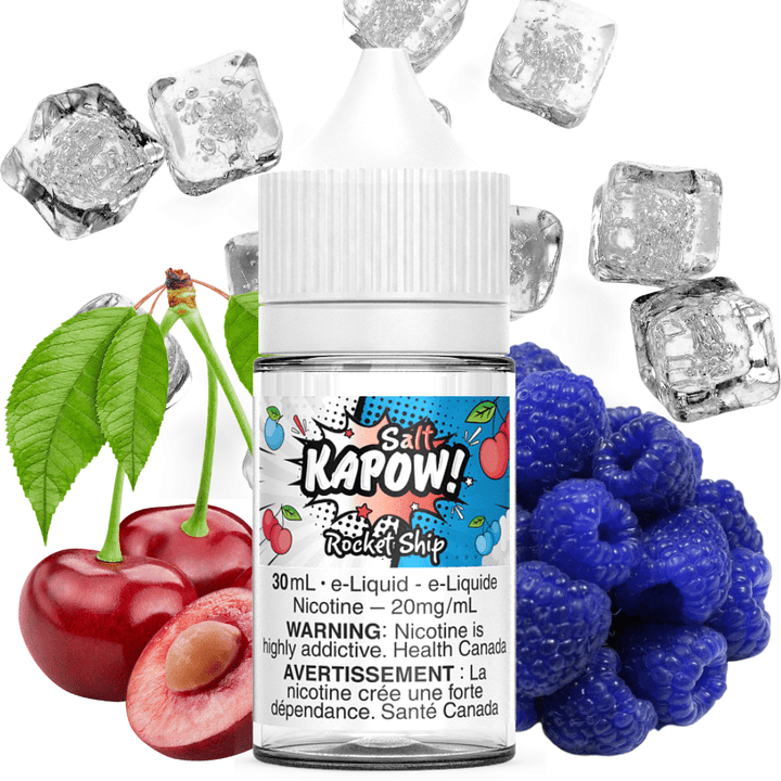 Rocket Ship Salts by Kapow E-Liquid 12mg Vapexcape Vape and Bong Shop Regina Saskatchewan