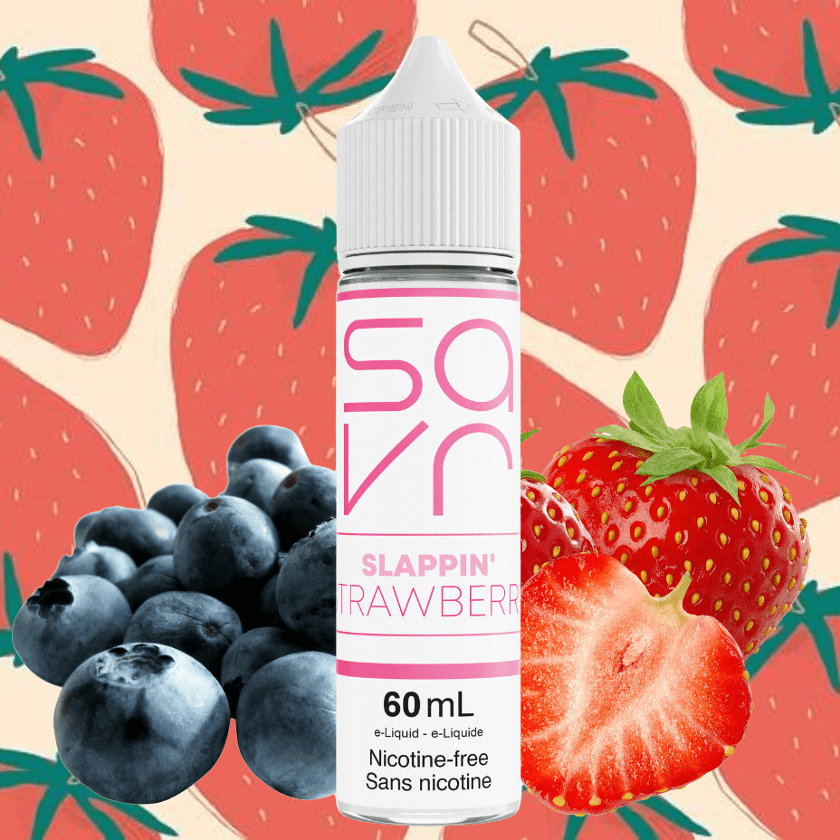 Slappin' Strawberry by Savr E-Liquid Vapexcape Vape and Bong Shop Regina Saskatchewan