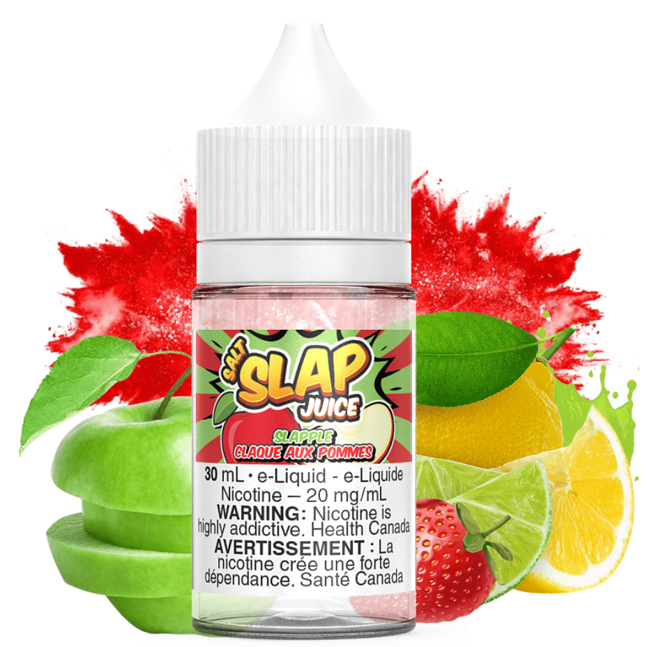 Slapple Salt by Slap Juice Vapexcape Vape and Bong Shop Regina Saskatchewan