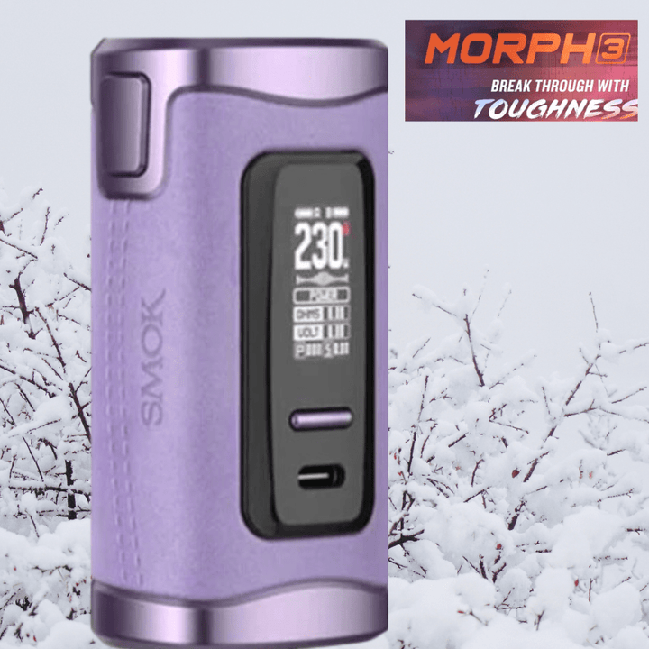 Smok Morph 3 Box Mod-230W Purple Vapexcape Vape and Bong Shop Regina Saskatchewan