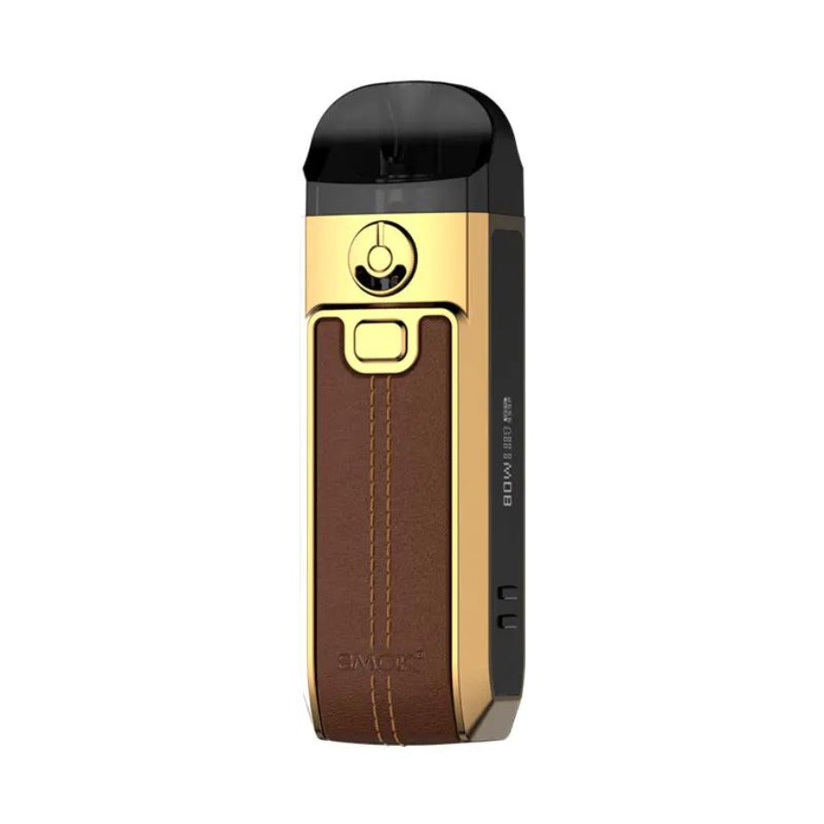 Smok Nord 4 Pod Kit 80W / Brown Leather Vapexcape Vape and Bong Shop Regina Saskatchewan