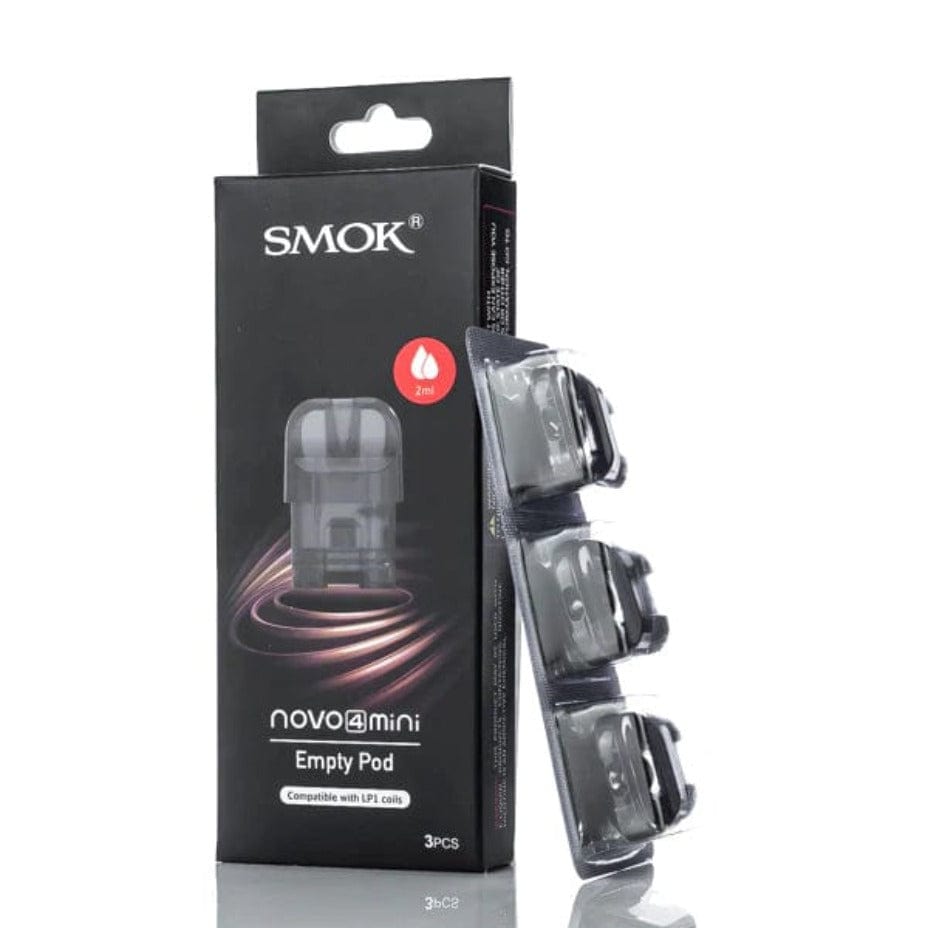 Smok Novo 4 Mini Replacement Pods 3/pkg Vapexcape Vape and Bong Shop Regina Saskatchewan