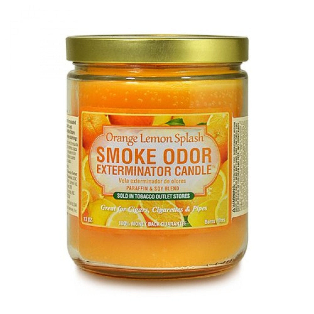 Smoke Odor Candle 13oz-Orange Lemon Splash Vapexcape Vape and Bong Shop Regina Saskatchewan