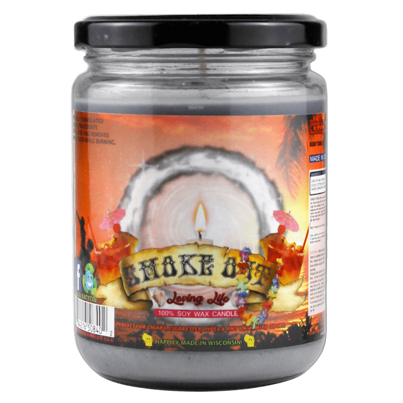 Smoke Out Odor Eliminating Candles - 13oz Loving Life Vapexcape Vape and Bong Shop Regina Saskatchewan