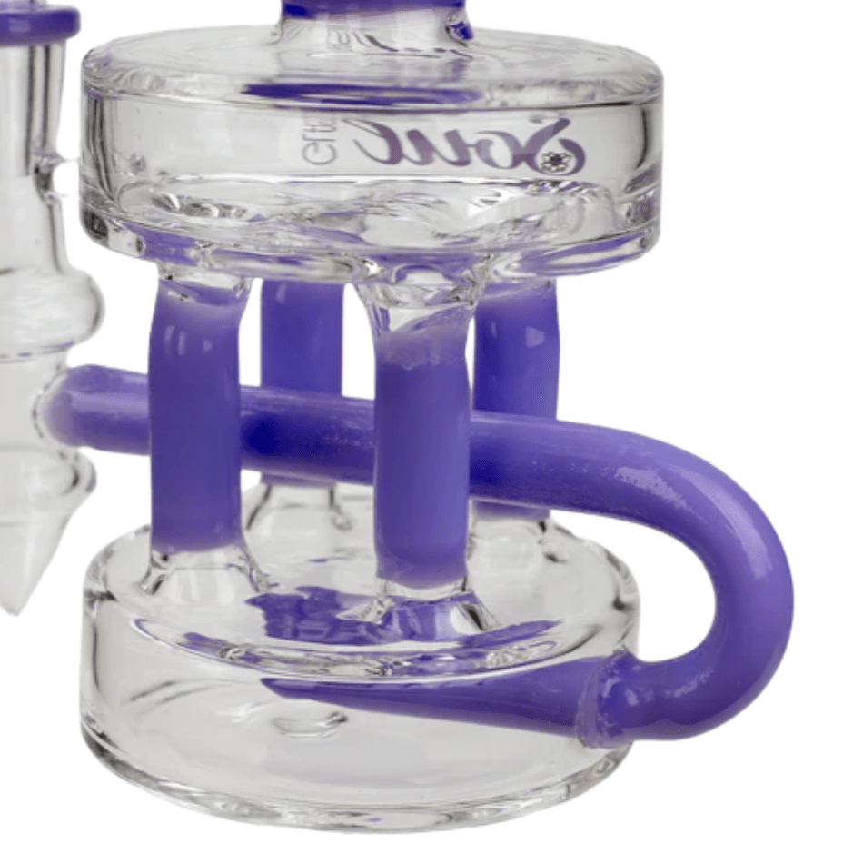 SOUL Glass 2-in-1 Double Deck Recycler-7" Vapexcape Vape and Bong Shop Regina Saskatchewan