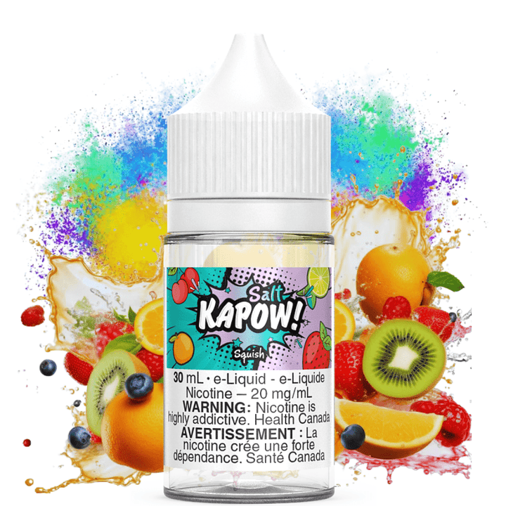 Squish Salt by Kapow E-liquid 30ml / 12mg Vapexcape Vape and Bong Shop Regina Saskatchewan