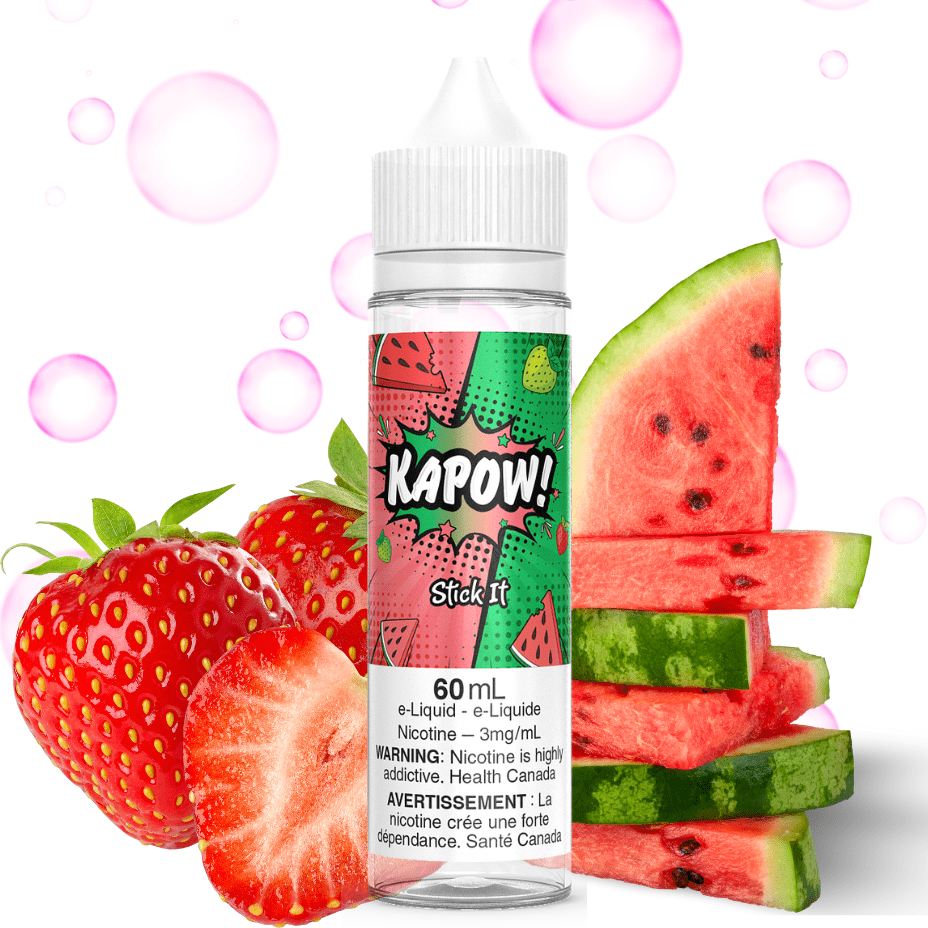 Stick It by Kapow E-Liquid 60ml / 0mg Vapexcape Vape and Bong Shop Regina Saskatchewan