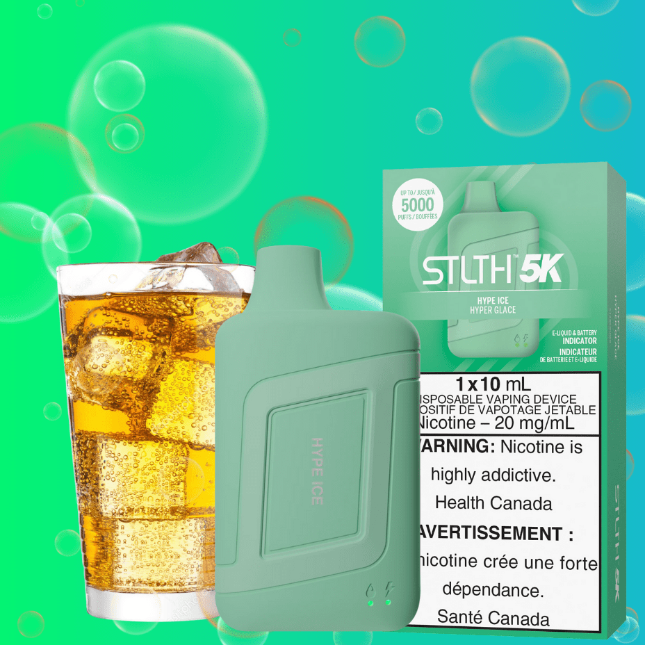 STLTH 5K Disposable Vape-Hype Ice 5000 Puffs / 20mg Vapexcape Vape and Bong Shop Regina Saskatchewan