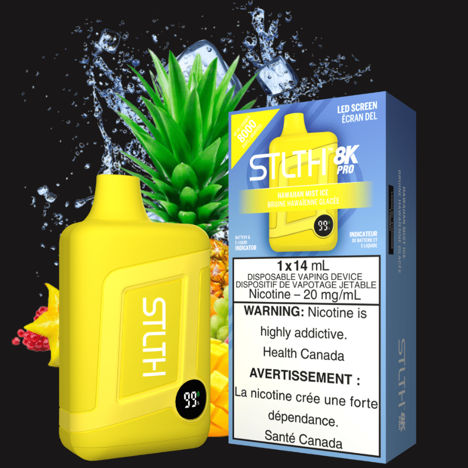 STLTH 8K PRO Disposable Vape-Hawaiian Mist Ice 20mg / 8000 Puffs Vapexcape Vape and Bong Shop Regina Saskatchewan