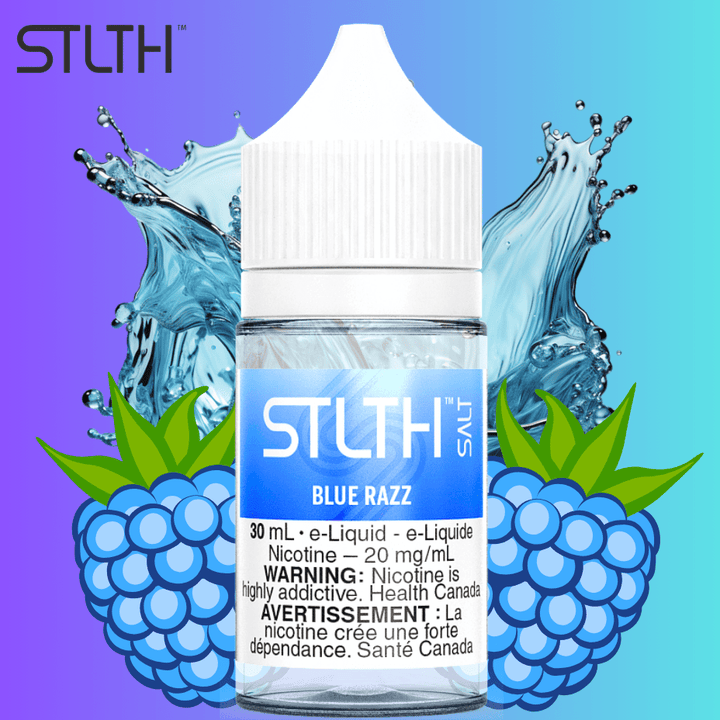 STLTH Salt - Blue Razz 30mL / 20mg Vapexcape Vape and Bong Shop Regina Saskatchewan