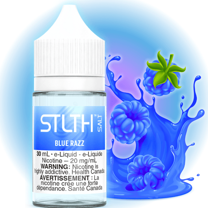 STLTH Salt - Blue Razz 30mL / 20mg Vapexcape Vape and Bong Shop Regina Saskatchewan