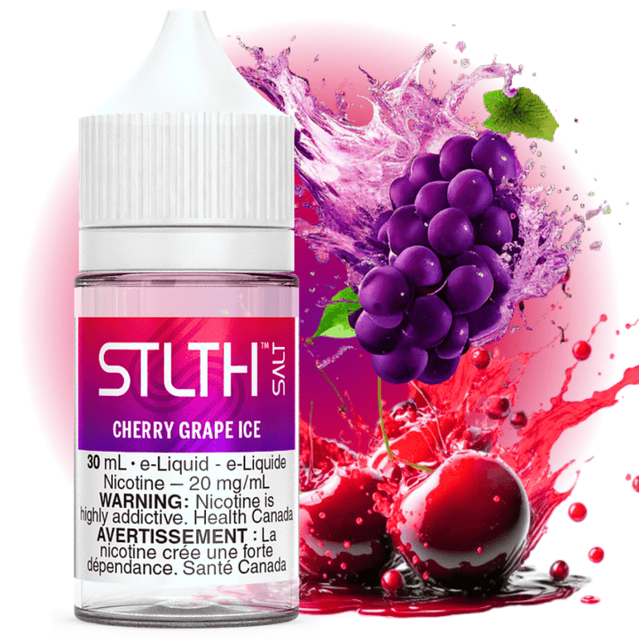 STLTH Salt - Cherry Grape Ice 30mL / 20mg Vapexcape Vape and Bong Shop Regina Saskatchewan