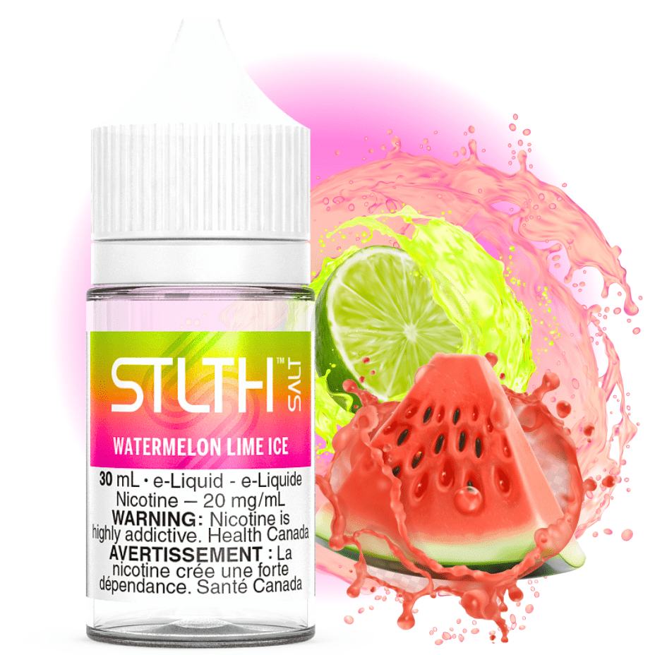 STLTH Salt - Watermelon Lime Ice 30mL / 20mg Vapexcape Vape and Bong Shop Regina Saskatchewan