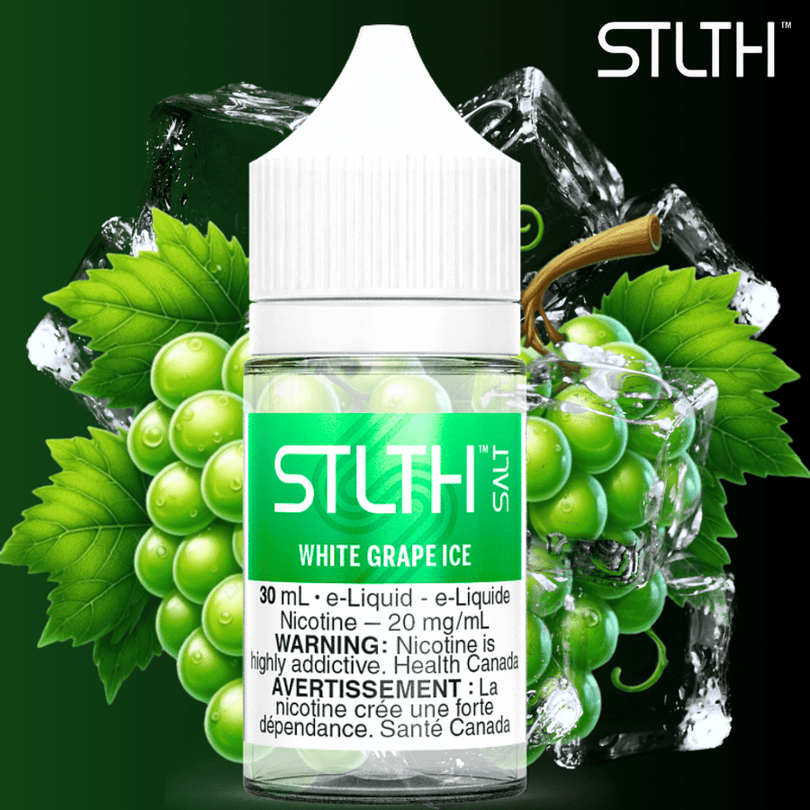 STLTH Salt - White Grape Ice 30mL / 20mg Vapexcape Vape and Bong Shop Regina Saskatchewan