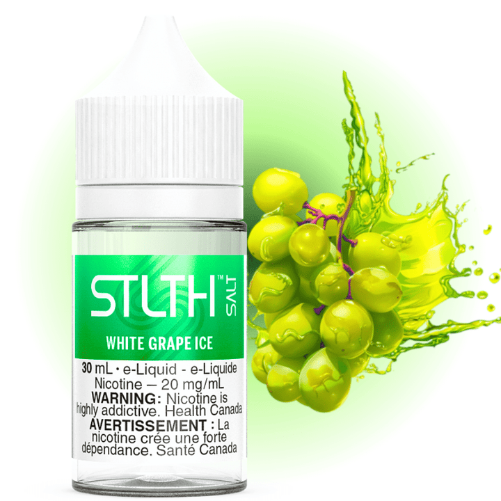 STLTH Salt - White Grape Ice 30mL / 20mg Vapexcape Vape and Bong Shop Regina Saskatchewan