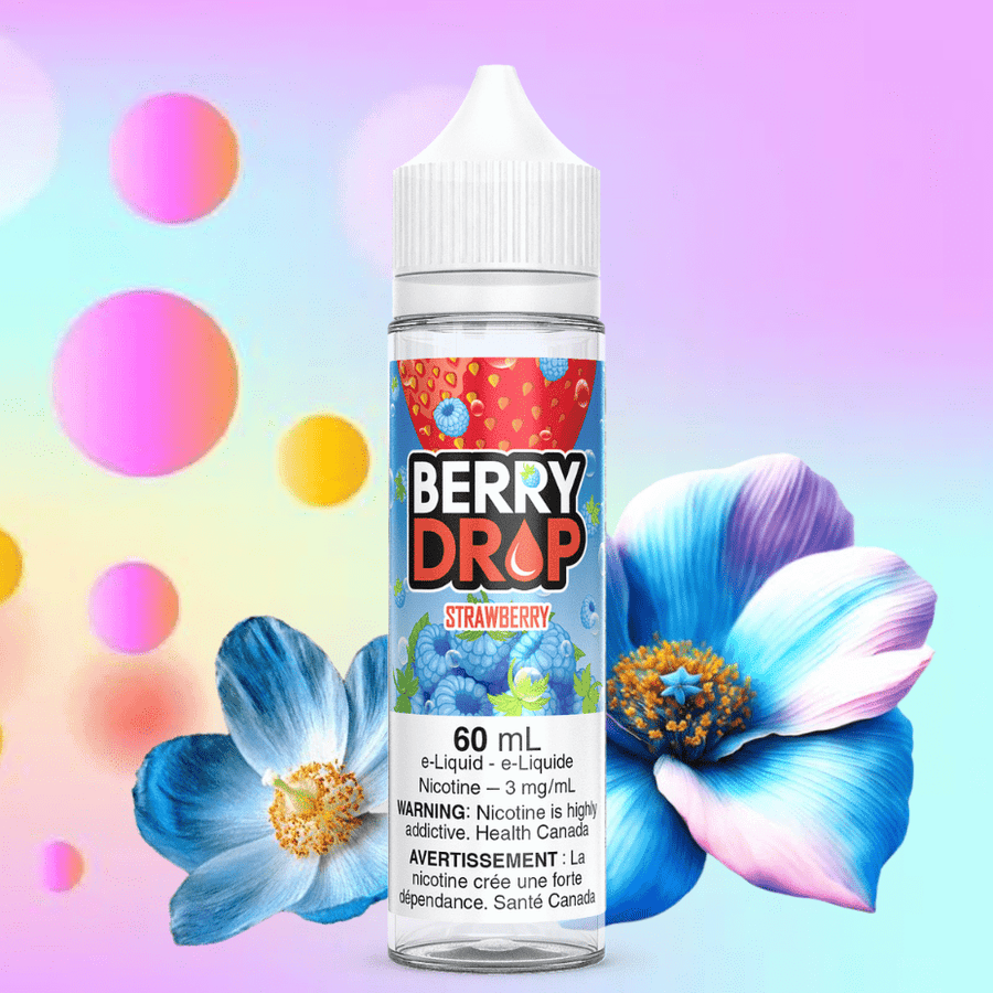 Strawberry by Berry Drop E-Liquid Vapexcape Vape and Bong Shop Regina Saskatchewan