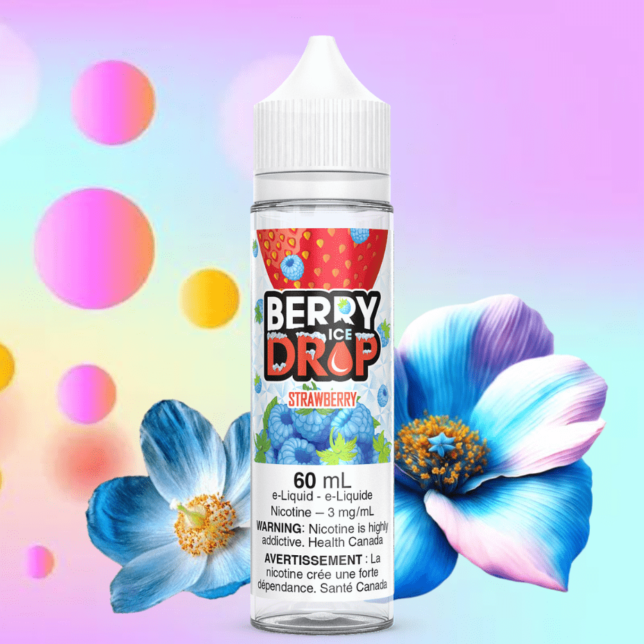 Strawberry Ice by Berry Drop E-Liquid Vapexcape Vape and Bong Shop Regina Saskatchewan