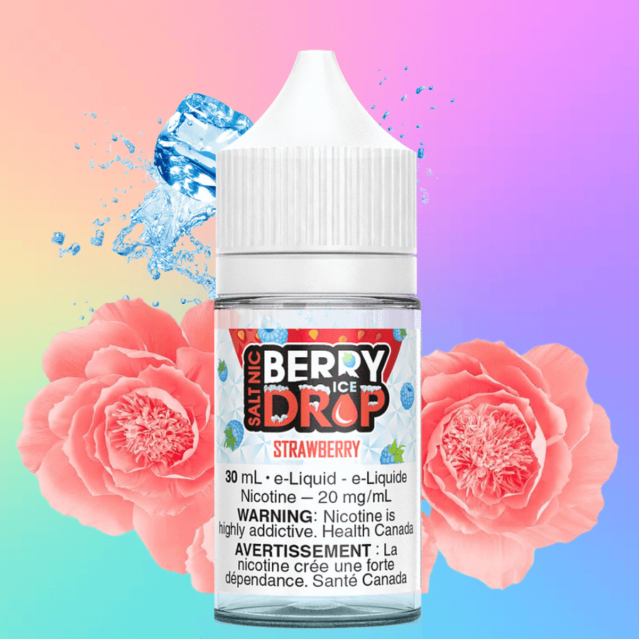 Strawberry Ice Salt by Berry Drop E-Liquid Vapexcape Vape and Bong Shop Regina Saskatchewan