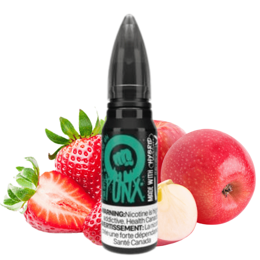 Strawberry Pink Apple Salt by Riot Punx E-Liquid 10mg Vapexcape Vape and Bong Shop Regina Saskatchewan