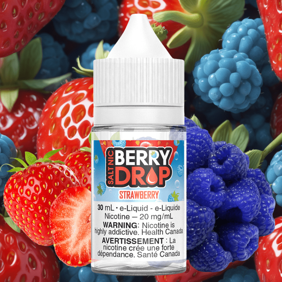 Strawberry Salt by Berry Drop E-Liquid Vapexcape Vape and Bong Shop Regina Saskatchewan