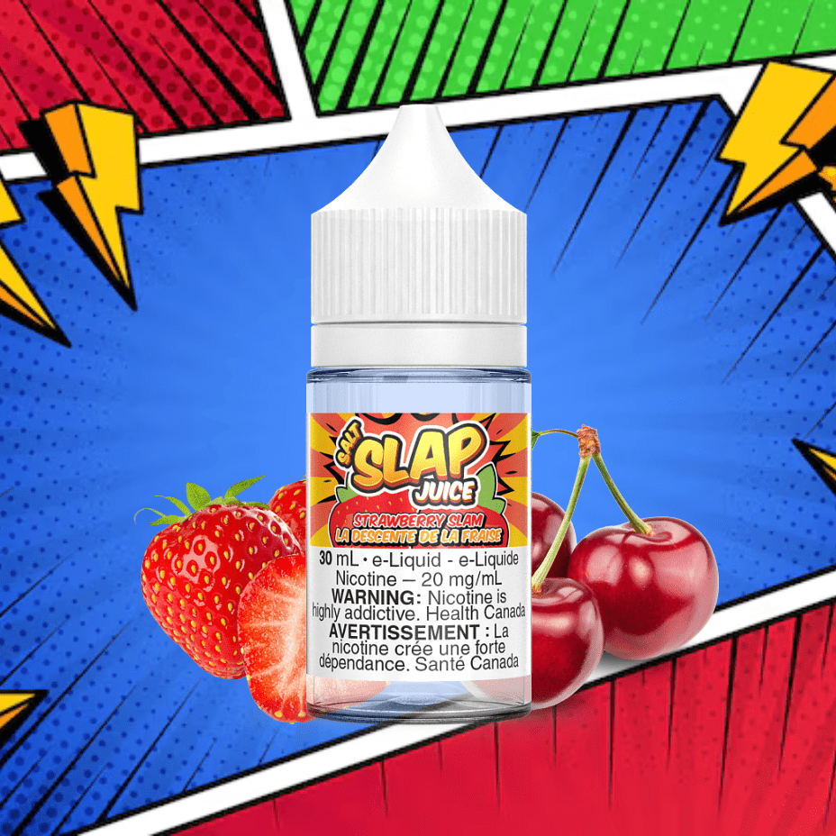 Strawberry Slam Salt by Slap Juice 30ml / 12mg Vapexcape Vape and Bong Shop Regina Saskatchewan