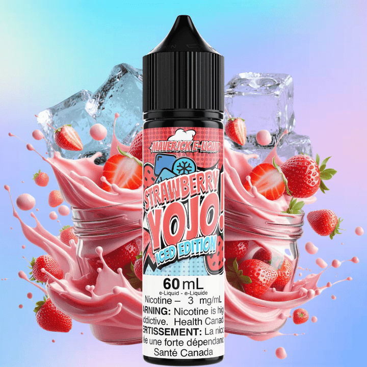 Strawberry Yojo Iced by Maverick E-Liquid Vapexcape Vape and Bong Shop Regina Saskatchewan