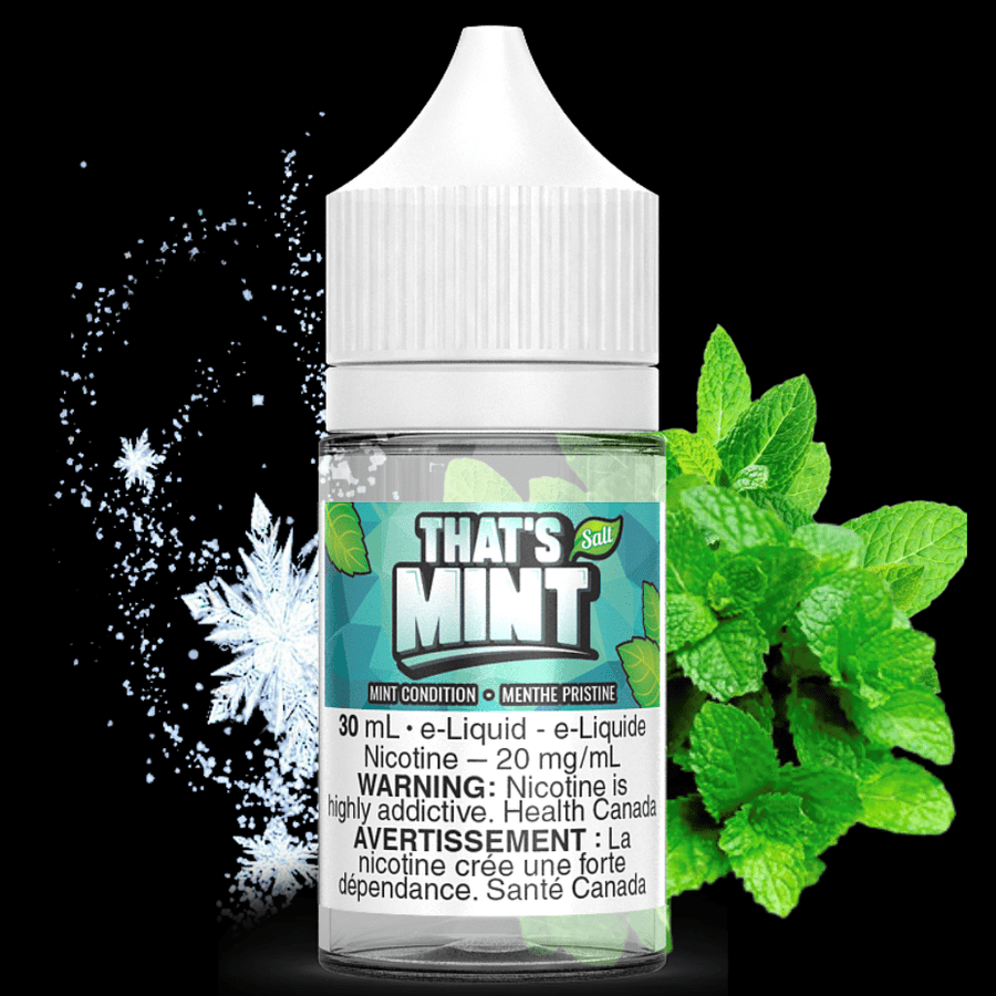 That's Mint - Mint Condition Salt 30ml / 12mg Vapexcape Vape and Bong Shop Regina Saskatchewan