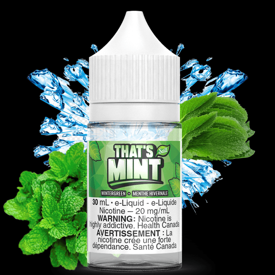 That's Mint Salts-Wintergreen 30ml / 12mg Vapexcape Vape and Bong Shop Regina Saskatchewan