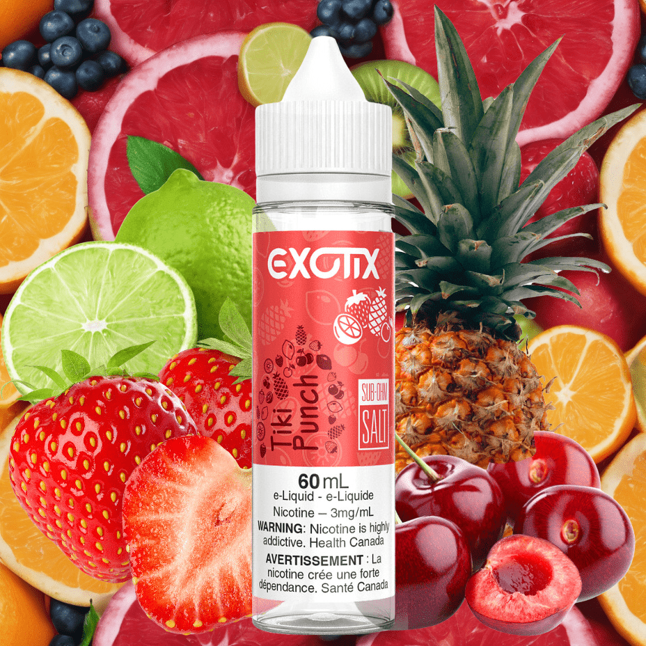 Tiki Punch By Exotix E-Liquid Vapexcape Vape and Bong Shop Regina Saskatchewan