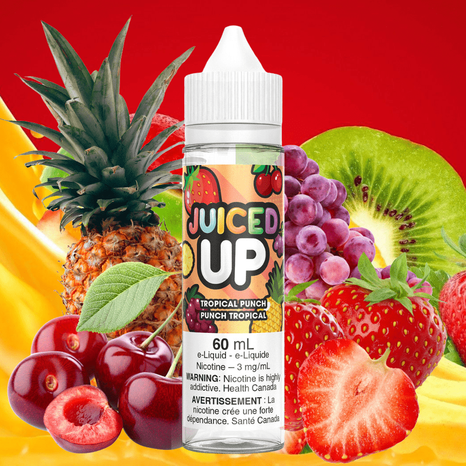 Tropical Punch by Juiced Up E-Liquid Vapexcape Vape and Bong Shop Regina Saskatchewan