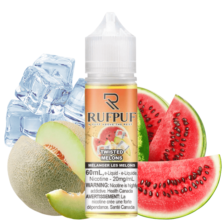 Twisted Melons Salt by Rufpuf E-Liquid-60ml 20mg / 60mL Vapexcape Vape and Bong Shop Regina Saskatchewan