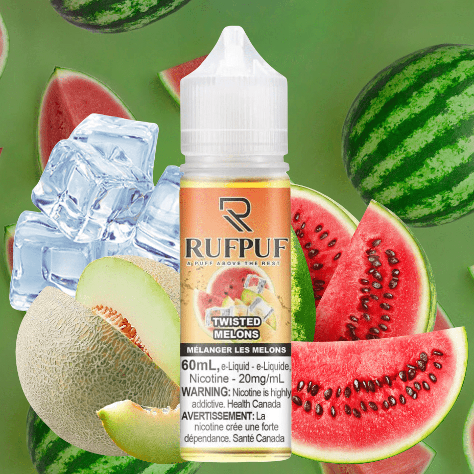 Twisted Melons Salt by Rufpuf E-Liquid-60ml 20mg / 60mL Vapexcape Vape and Bong Shop Regina Saskatchewan