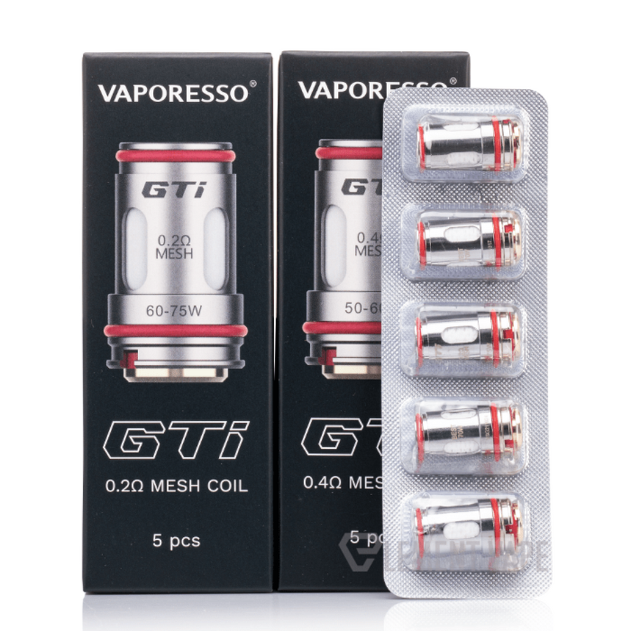 Vaporesso GTI Replacement Coils 5/pkg 5/pkg / 0.15 Meshed Vapexcape Vape and Bong Shop Regina Saskatchewan