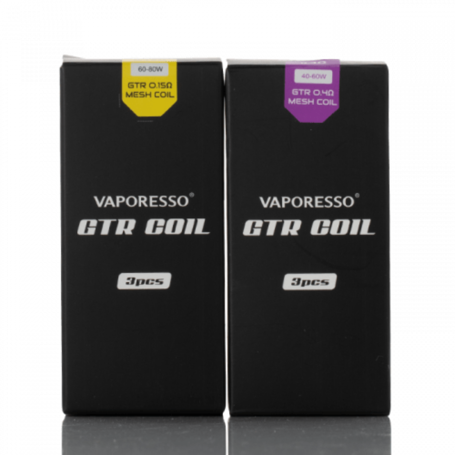 Vaporesso GTR Replacement Coils 3pck 0.15 Mesh Vapexcape Vape and Bong Shop Regina Saskatchewan