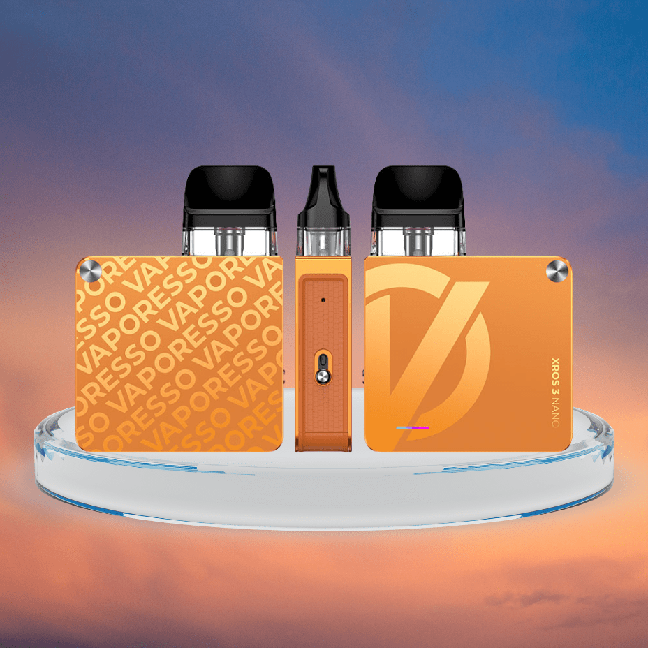 Vaporesso XROS 3 Nano Pod Kit 1000 mAh / Vital Orange Vapexcape Vape and Bong Shop Regina Saskatchewan