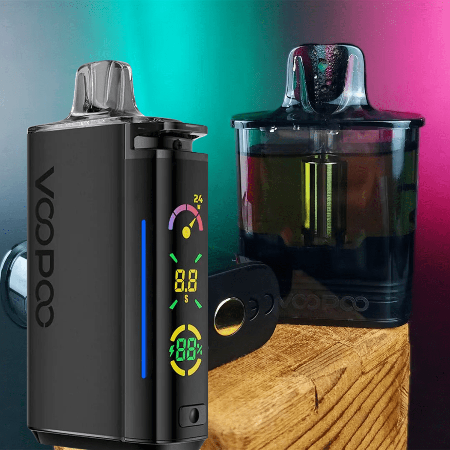 VooPoo VRIZZ Pod Kit-800mAh Midnight Black Vapexcape Vape and Bong Shop Regina Saskatchewan