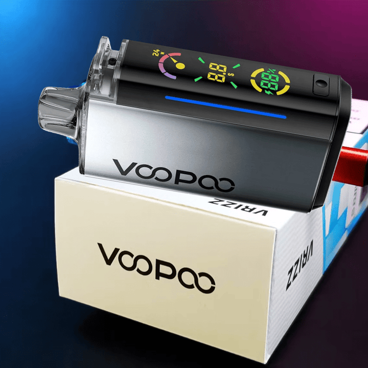 VooPoo VRIZZ Pod Kit-800mAh SIlver Black Vapexcape Vape and Bong Shop Regina Saskatchewan