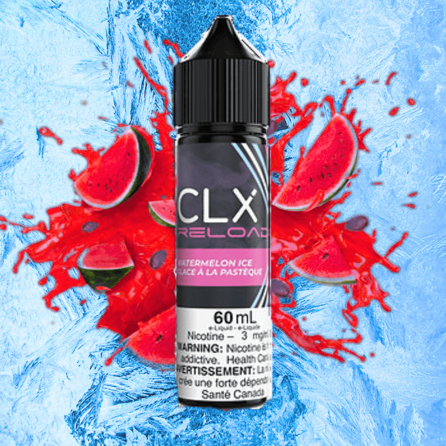 Watermelon Ice by CLX E-Liquid 60mL / 3mg Vapexcape Vape and Bong Shop Regina Saskatchewan