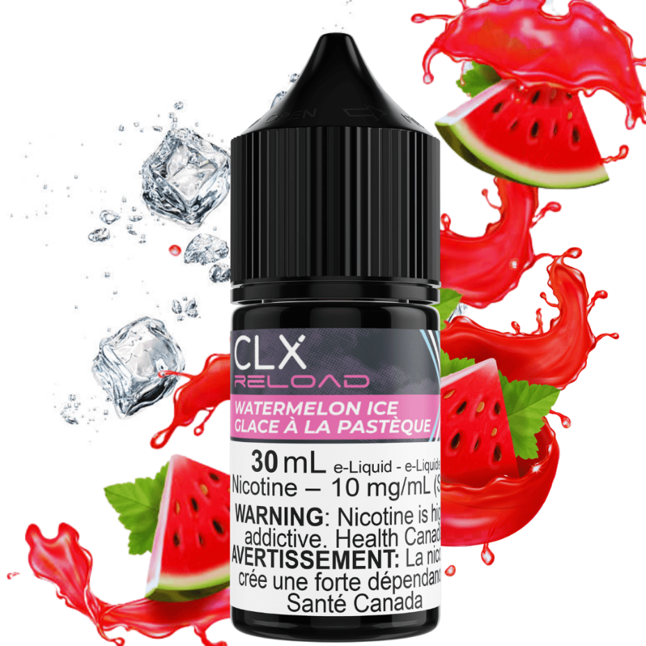 Watermelon Ice Salt by CLX Reload E-Liquid Vapexcape Vape and Bong Shop Regina Saskatchewan